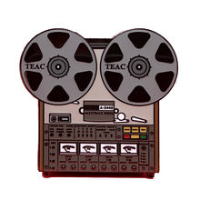 Load image into Gallery viewer, Reel to Reel Enamel Pin