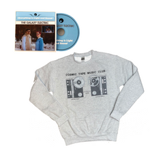 Load image into Gallery viewer, Cosmic Tape Music Club Sweatshirt & CD Bundle