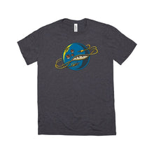 Load image into Gallery viewer, The Galaxy Electric - Cosmic Logo Tee - Moon Rock Black