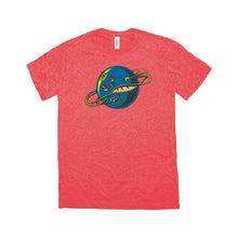 Load image into Gallery viewer, The Galaxy Electric - Cosmic Logo Tee - Atomic Red